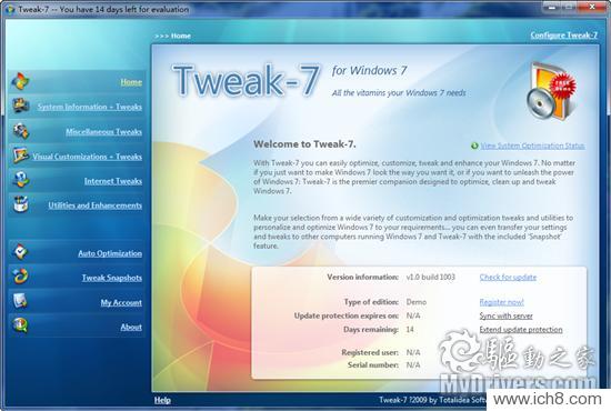 أWin7ŻTweak-7 1.0(1003)ʽ