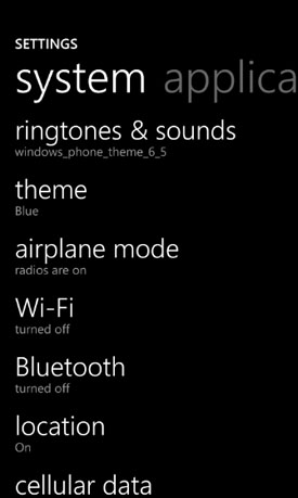 Windows Phone: Near-Final
Screenshots