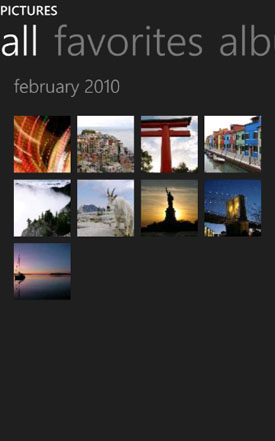 Windows Phone: Near-Final Screenshots
