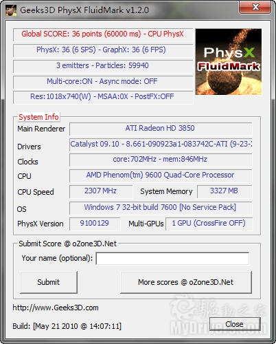 PhysX FluidMark 1.2.0 ֶ֧Ĵ