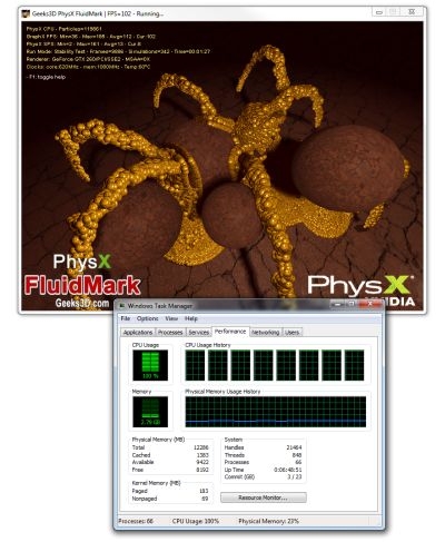 PhysX FluidMark 1.2.0 ֶ֧Ĵ