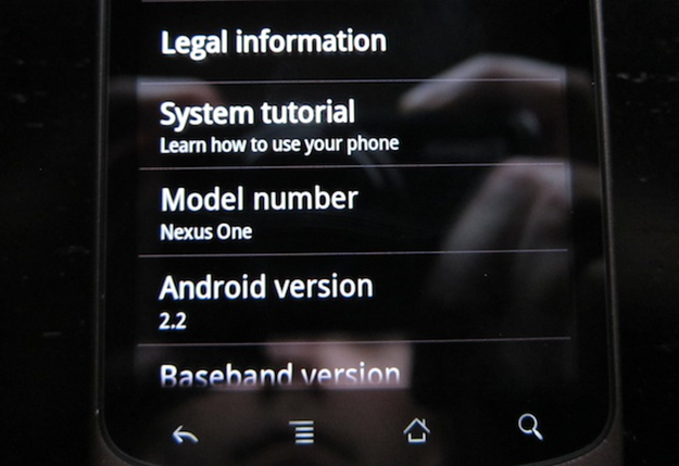 BREAKING: Android 2.2 Froyo OTA Now Available For The
Nexus One!