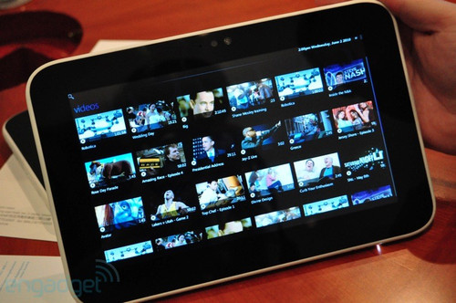 微软展示WindowsCE7系统平板(组图)