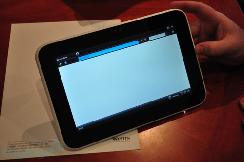 微软展示WindowsCE7系统平板(组图)