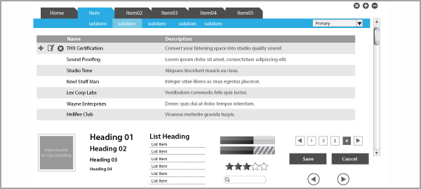 27 High-Quality Free UI Wireframe kits and source files to  Download